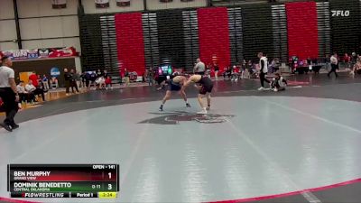 141 lbs Quarterfinal - Ben Murphy, Grand View vs Dominik Benedetto, Central Oklahoma