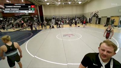 132 lbs Champ. Round 1 - Gunner Knudsen, Sanderson Wrestling Academy vs Asher Troendle, Uintah Wrestling