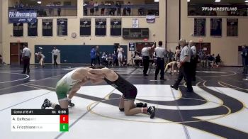 170 lbs Consolation - Anthony DeRosa, Bethlehem Catholic vs AJ Fricchione, St. Joseph Regional