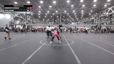 110 lbs Round 2 - Nabhanya Dhiman, Lady Assassins vs Jada Agurs, Team Diamond Fish