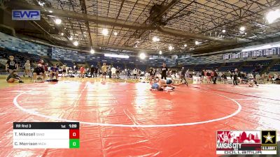 120-A lbs Rr Rnd 3 - Tate Mikesell, Sanderson Wrestling Academy vs Chase Morrison, Michigan Premier WC