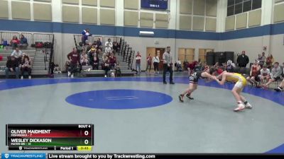 84 lbs Round 2 (4 Team) - Wesley Dickason, Mater Dei vs Oliver Maidment, Mishawaka