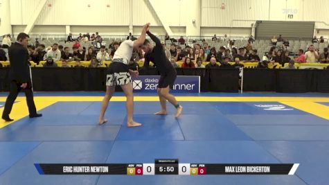 Max Leon Bickerton vs Eric Hunter Newton 2025 World IBJJF Jiu-Jitsu No-Gi Championship