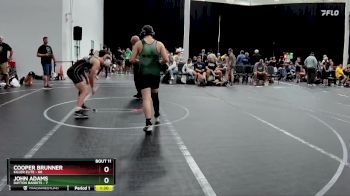 160 lbs Round 3 (8 Team) - Cooper Brunner, Killer Elite vs John Adams, Dayton Bandits