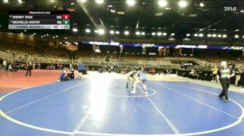 115 lbs Champ. Round 2 - Michelle Amyot, Viera vs Disney Diaz, Osceola (Kissimmee)