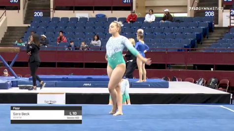 Sara Beck - Floor, Xtreme - 2020 Metroplex Challenge