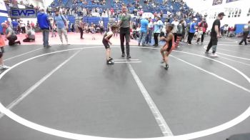 52 lbs Consi Of 8 #1 - KaReem Von Quenaudon-Sevier, Standfast vs Isaac Swindell, Cowboy Wrestling Club