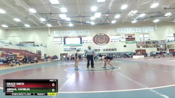 120 lbs Champ. Round 1 - Abigail Hamblin, Jerome vs Grace Ineck, Columbia