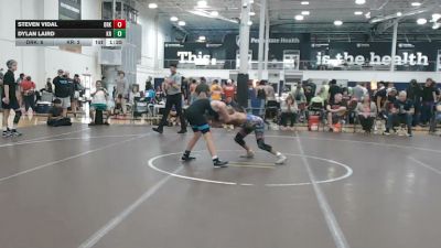 115 lbs Semifinal - Steven Vidal, Dark Horse Black - HSC vs Dylan Laird, Kraken Red - HSC