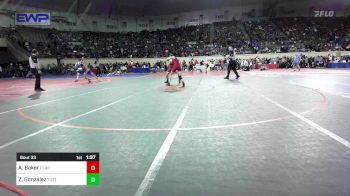 161 lbs Round Of 32 - Aiden Baker, Claremore Wrestling Club vs Zyler Gonzalez, Tuttle