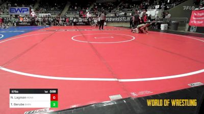 67 lbs Round Of 16 - Noah Lagman, Monster Garage vs Talan Berube, Smittys Barn