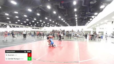 95 lbs Consi Of 8 #1 - Sebastian Guzman, Live Training vs Christopher Emiliano Cardiel Munguia, Rancho Bernardo WC