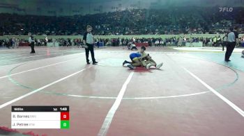 160 lbs Round Of 32 - Blayne Barnes, Bristow vs JaKoby Petree, Stillwater