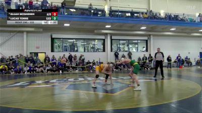 133 lbs 3rd Place Match - Elijah Moshenek, Alfred State vs Lucas Torre, New Jersey City