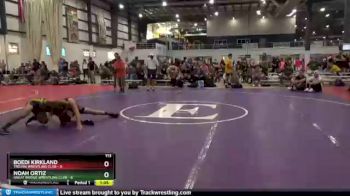 113 lbs Placement (4 Team) - Boedi Kirkland, TROJAN WRESTLING CLUB vs Noah Ortiz, GREAT BRIDGE WRESTLING CLUB