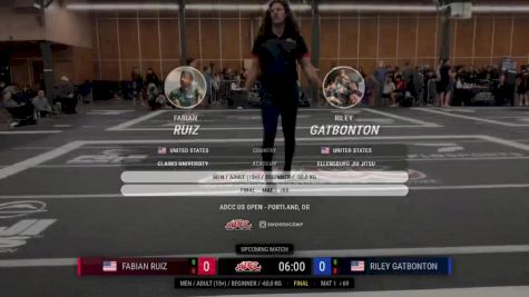 Riley Gatbonton vs Fabian Ruiz 2026 ADCC Portland Open
