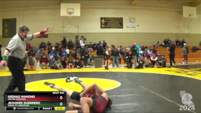 108 lbs Cons. Round 3 - Arshad Mamond, Arcade Spartans vs Jeovanni Guerrero, Snake Pit Wrestling