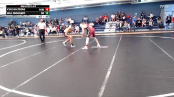141 lbs Cons. Round 2 - Kyle Holtberg, Colorado Mesa University vs Will Burchard, Fort Hays State