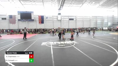 130 lbs Quarterfinal - Alexandra Espinosa, Coachella Valley WC vs Brylee Colwell, War Wc