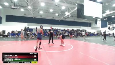 106 lbs Cons. Round 3 - Matthew Medina, Eastvale Elite vs Spencer Clay, Villa Park High School