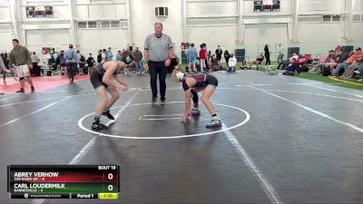 106 lbs Round 4 (10 Team) - Abrey Verhow, Tar River WC vs Carl Loudermilk, Barnesville