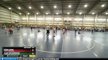 95+ Semifinal - Kade Richardson, Champions Wrestling Club vs Evan John, Uintah Wrestling