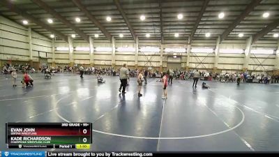 95+ Semifinal - Kade Richardson, Champions Wrestling Club vs Evan John, Uintah Wrestling