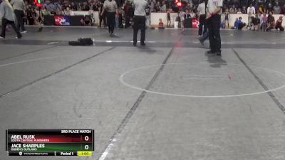 82 lbs 3rd Place Match - Jace Sharples, Ogden`s Outlaws vs Abel Rusk, South Central Punishers