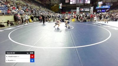 106 lbs Cons 64 #2 - Kaden Haakinson, SD vs Joseph Austin, GA