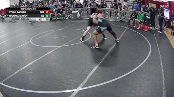 215 lbs Champ. Round 2 - Rylan Barnes, Deer Valley High School vs Michael Maddy, Hilltop