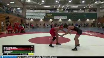 152 lbs Cons. Round 3 - Chris Ann, Torrey Pines vs Chris Cabaloza, Mt Carmel