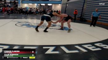 182 lbs Quarterfinal - Caleb Robinson, Corner Canyon vs Connor Claborn, Canyon Ridge