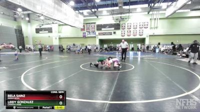 115 lbs Cons. Semi - Bela Sainz, EAGLE ROCK vs Leidy Gonzalez, CANOGA PARK