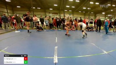 120 lbs Rr Rnd 2 - Kizen Semprum, MetroWest United vs Keygan Boucher, Wrestlers Way