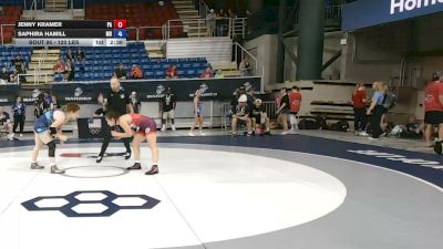 120 lbs Champ. Rd Of 128 - Jenny Kramer, Pennsylvania vs Saphira Hamill, Maryland