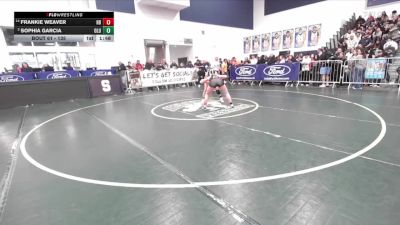 135 lbs Champ. Round 1 - Sophia Garcia, Lutheran/Orange vs Frankie Weaver, Huntington Beach
