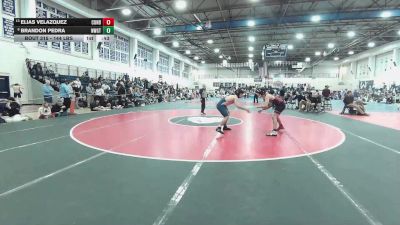 144 lbs Consi Of 8 #2 - Elias Velazquez, Conard vs Brandon Pedra, Newington