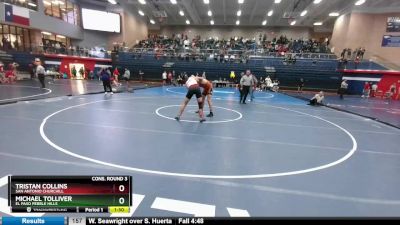 165 lbs Cons. Round 3 - Tristan Collins, San Antonio Churchill vs Michael Tolliver, El Paso Pebble Hills