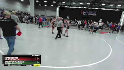 113 lbs Cons. Round 10 - Kipton Lewis, Immortal Athletics WC vs Brighton Karvoski, South Side Wrestling Club