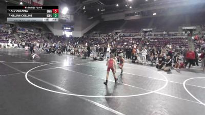 67 lbs Champ. Round 5 - Killian Collins, Bear Cave Wrestling Club vs Oly Culotta, Black Fox Wrestling Academy