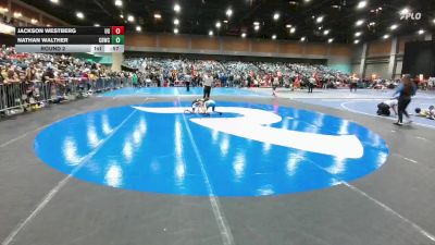 53-58 lbs Round 2 - Jackson Westberg, USA Gold vs Nathan Walther, Carson Bulldog Wrestling Club