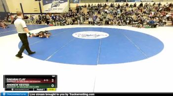 141 lbs Cons. Semi - Dakarai Clay, University Of Wisconsin-Whitewater vs Andrew Kested, University Of Wisconsin-Eau Claire