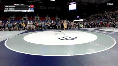 120 lbs Champ. Rd Of 256 - Brady Rohaly, PA vs Tate Bodine, AZ