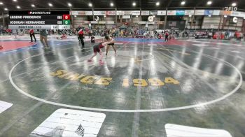 110 lbs Cons. Semi - Legend Frederick, Heartland Wrestling Academy vs Joshuah Hernandez, Cody