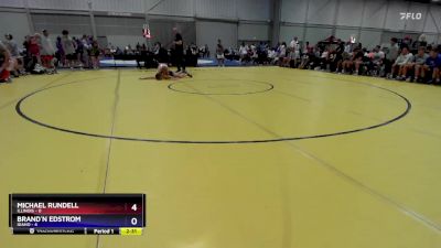 100 lbs Semis & 3rd Wb (16 Team) - Michael Rundell, Illinois vs Brand`n Edstrom, Idaho