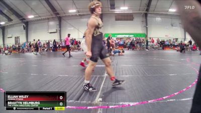 70 lbs Round 1 - Elijah Wiley, Morris Fitness vs Braxtyn Helmburg, The Storm Wrestling Center