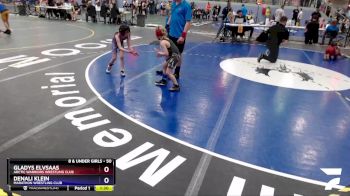 50 lbs Final - Gladys Elvsaas, Arctic Warriors Wrestling Club vs Denali Klein, Marathon Wrestling Club