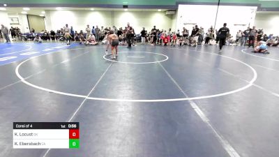 120 lbs Consi Of 4 - Kiah Locust, OK vs King Ebersbach, CA