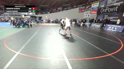 5A Boys 285 lbs Cons. Round 2 - Quentin Sleeth, Ridgeview Boys vs Lukas Quade, Bend Boys