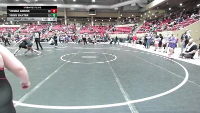 100 lbs Semifinal - Ruby Baxter, Hoisington Jr vs Kenna Adkins, Spring Hill